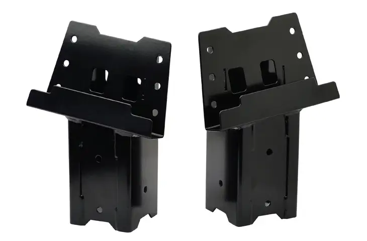 HME Products 4x4 Steel Blind Post Brackets, 4-Pack HME-ELEV-4PK w/ Free Shipping